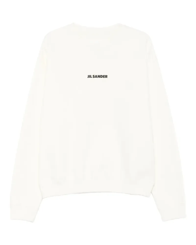 Jil Sander logo-print sweater - Nude Nude