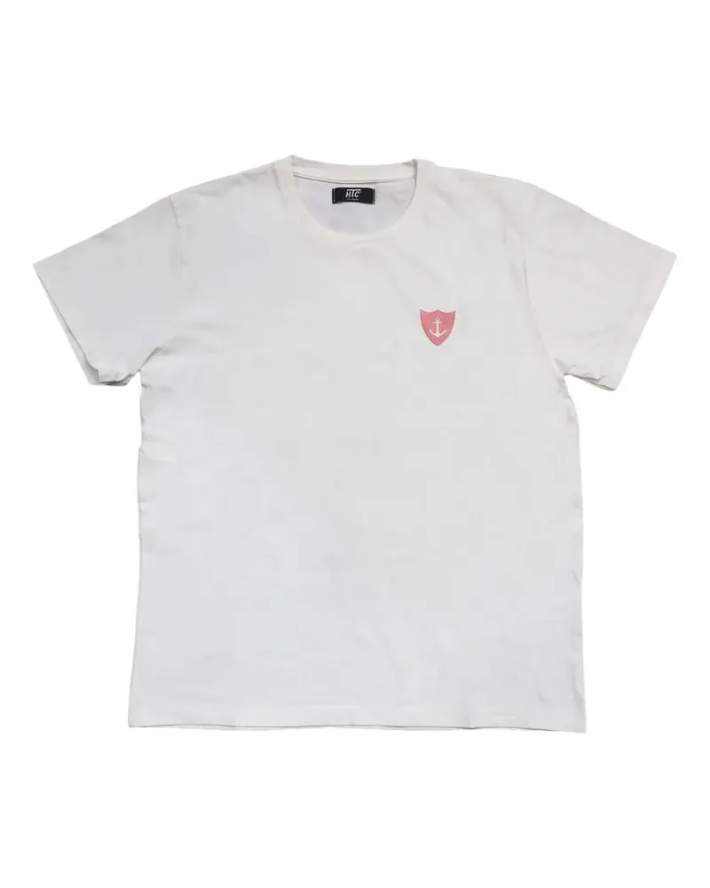 HTC Hollywood Trading Company T-Shirt mit Logo-Print - Nude Nude