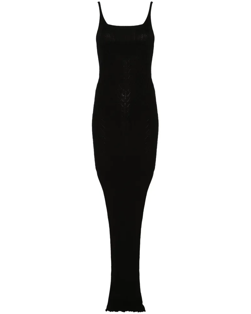 Rick Owens Tank Maxikleid - Schwarz Schwarz