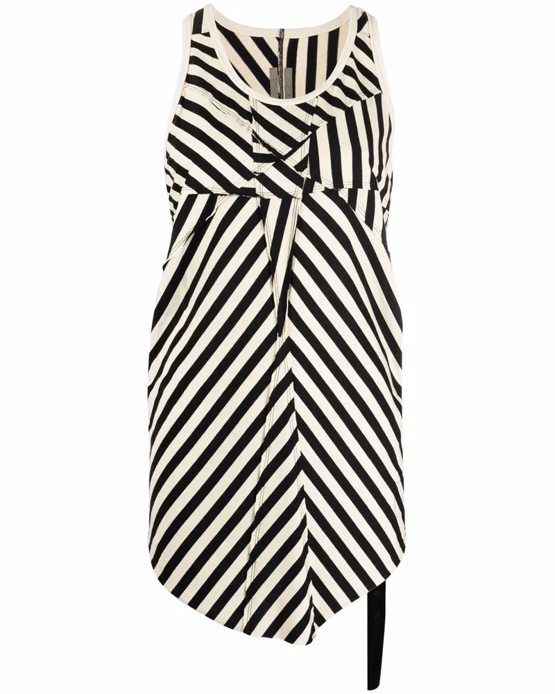 DRKSHDW by Rick Owens Gestreiftes Air Tanktop - Schwarz Schwarz