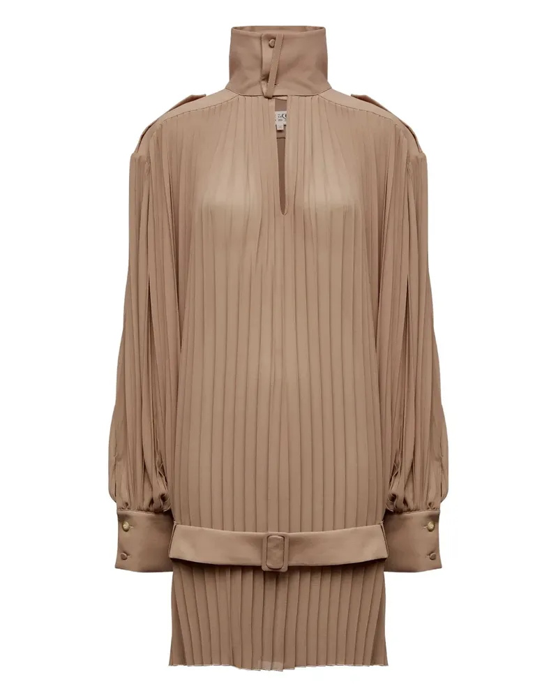 Maison Margiela Kleid mit Stehkragen - Nude Nude