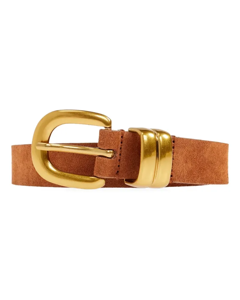 By Malene Birger Zoilo buckle leather belt - Braun Braun