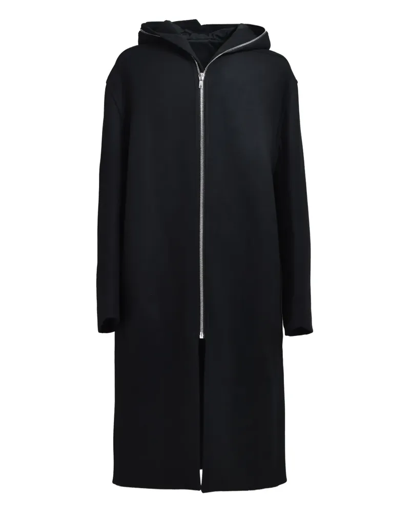 Rick Owens Mantel mit Reißverschluss - Schwarz Schwarz