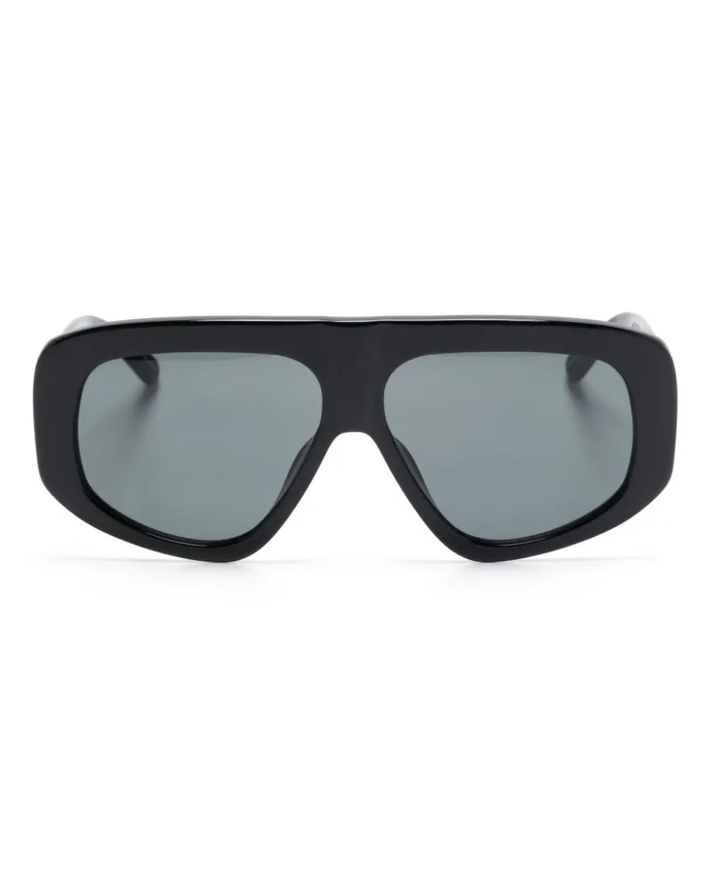 ATTICO x  Sonnenbrille mit Oversized-Gestell - Schwarz Schwarz