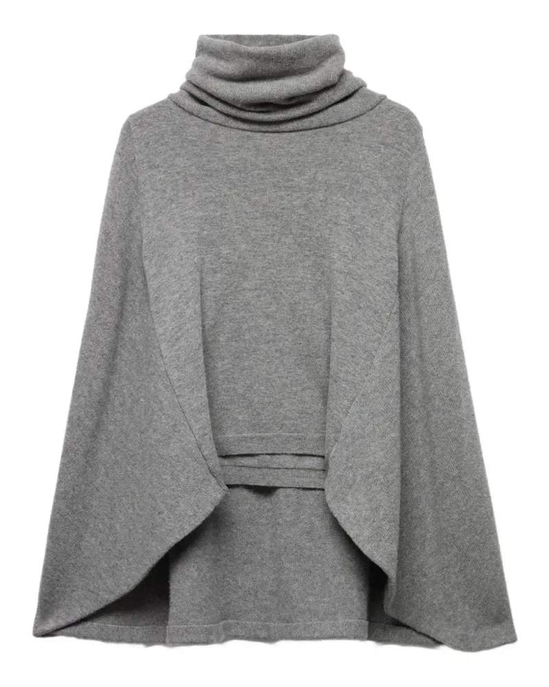 7 for all mankind high-neck shawl-style sweater - Grau Grau