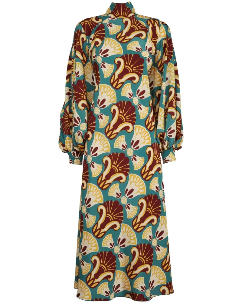 La DoubleJ Kleid mit Print - Braun Braun