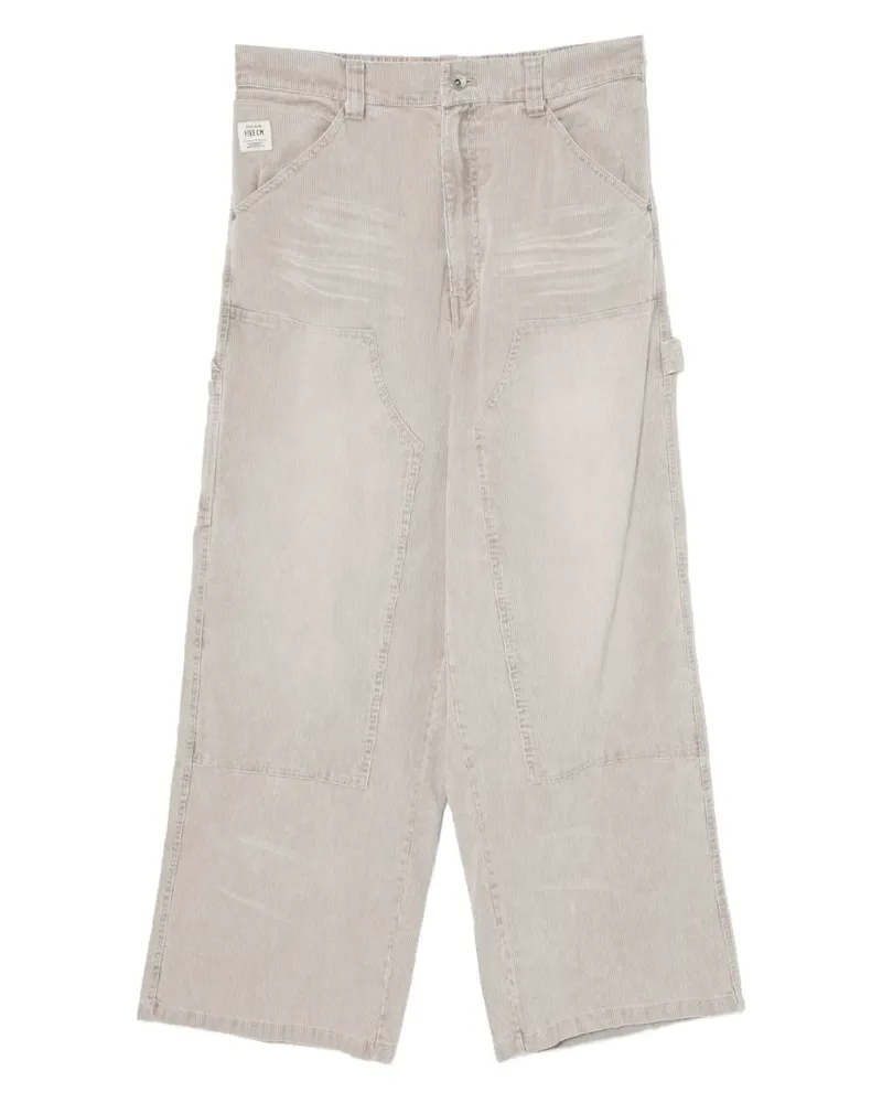 FIVE CM Hose mit Logo-Patch - Grau Grau