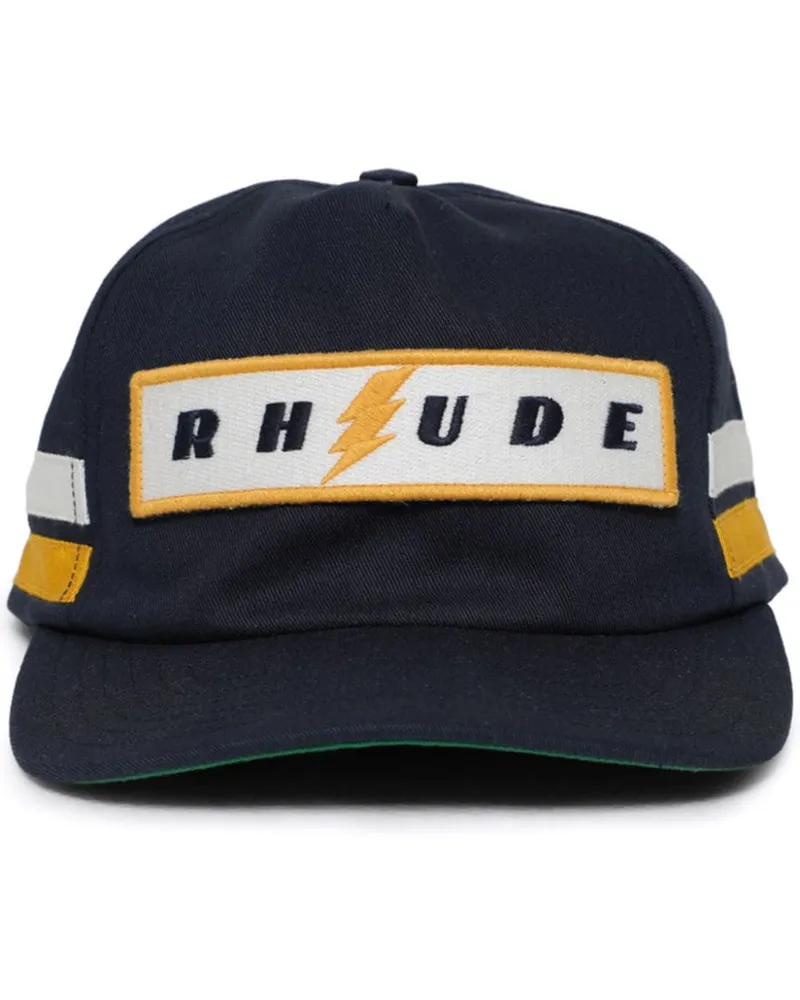 RHUDE Structured Hat 2 Baseballkappe - Blau Blau