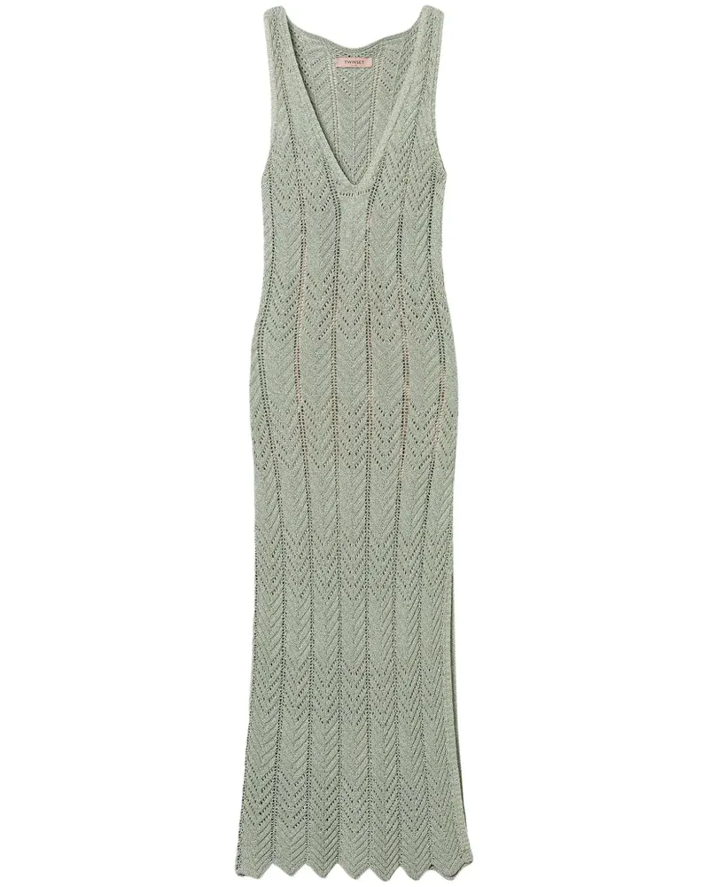 Twin-Set Gestricktes Kleid - Grün Grün