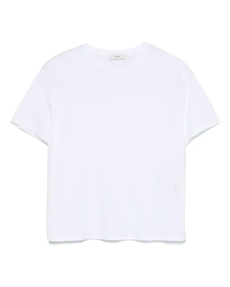 Totême T-Shirt mit rundem Ausschnitt - Weiß Weiß