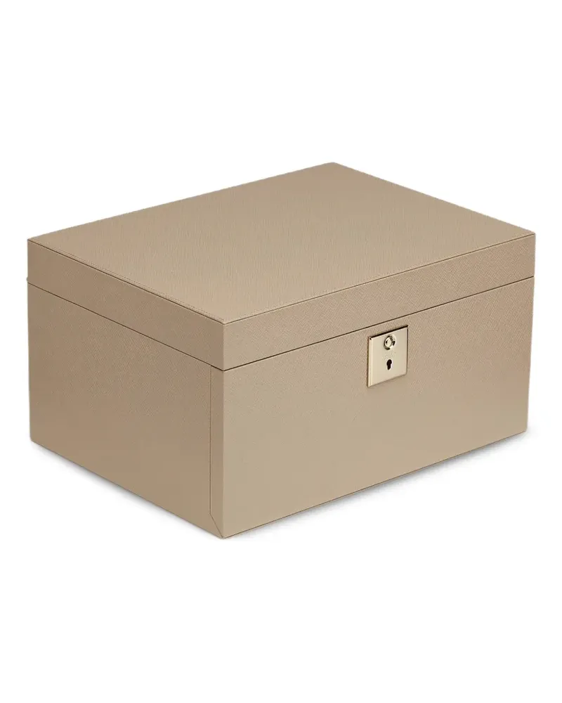 Smythson Panama Schmuckkästchen - Nude Nude