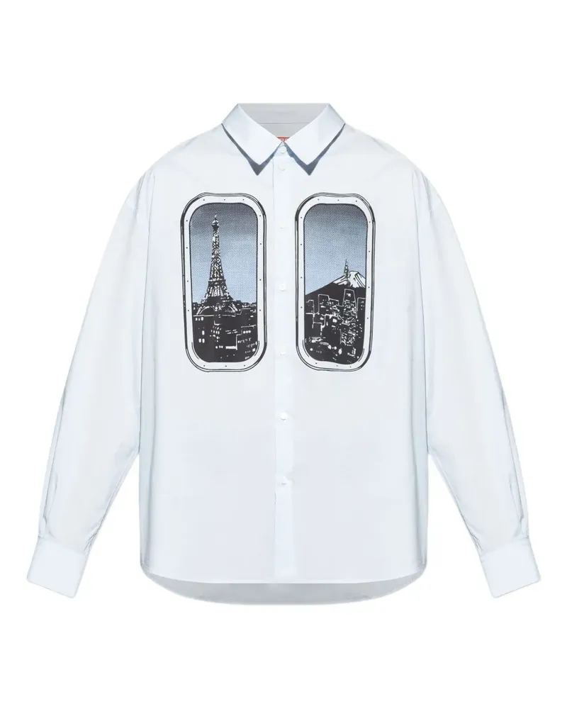 Kenzo graphic-print shirt - Weiß Weiß