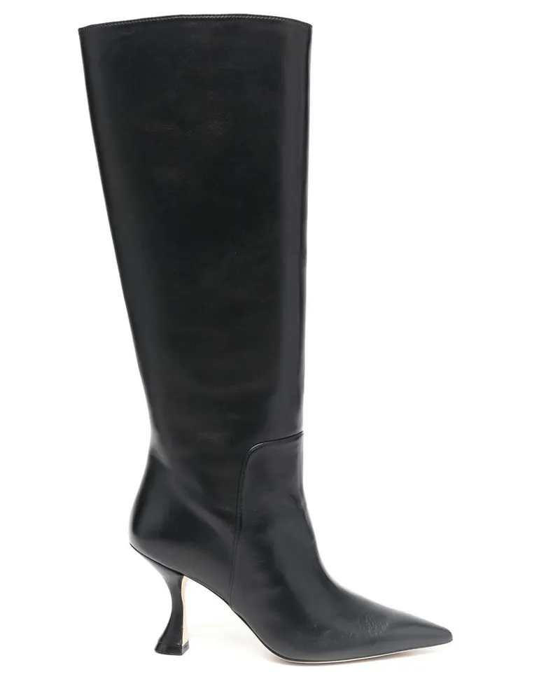 Stuart Weitzman Stiefel mit spitzer Kappe 95mm - Schwarz Schwarz