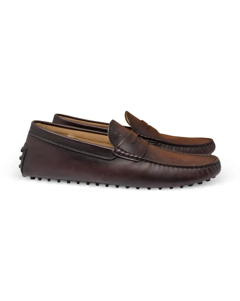 TOD'S leather penny loafers - Braun Braun
