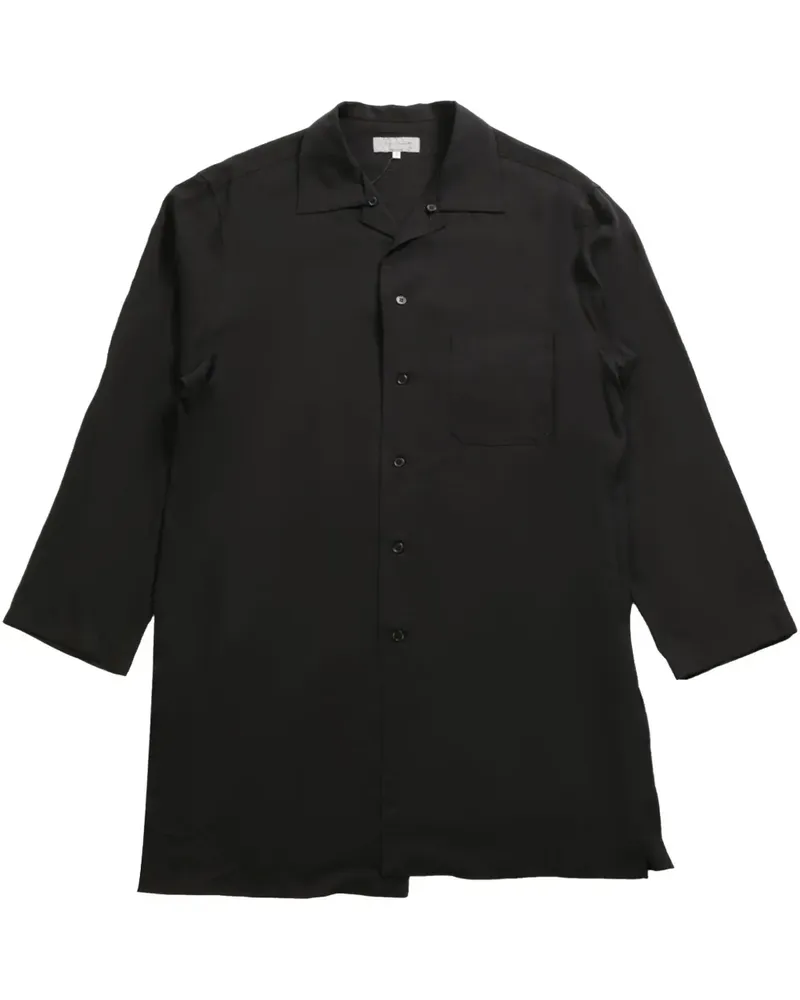 Yohji Yamamoto button-up shirt - Schwarz Schwarz