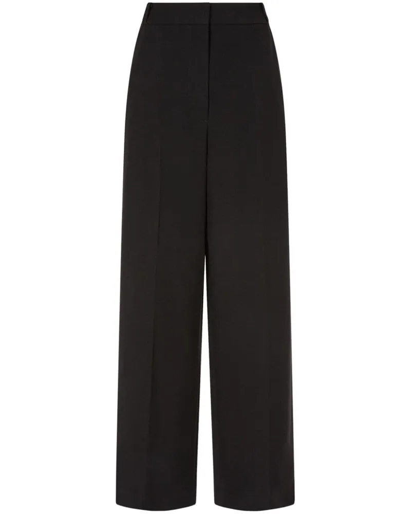 STUDIO TOMBOY Hose mit weitem Bein - Schwarz Schwarz