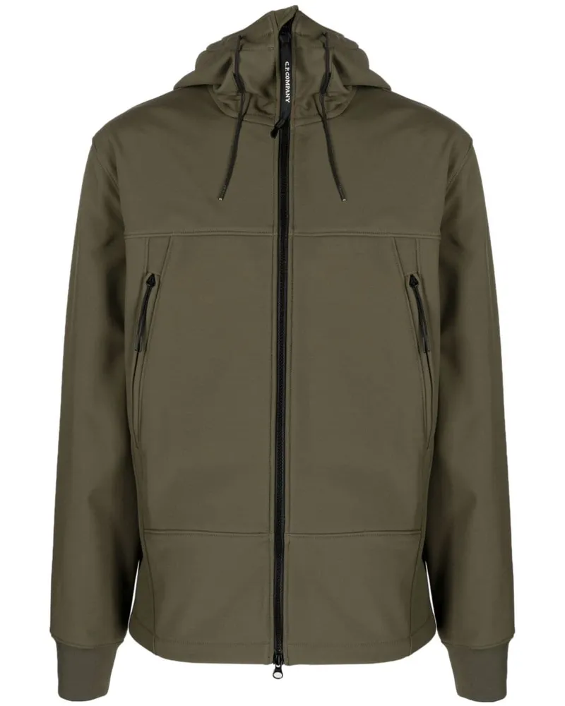 C.P. Company Kapuzenjacke mit Goggle-Detail - Grün Grün