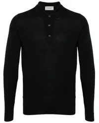 John Smedley Belper Pullover mit Polokragen Schwarz