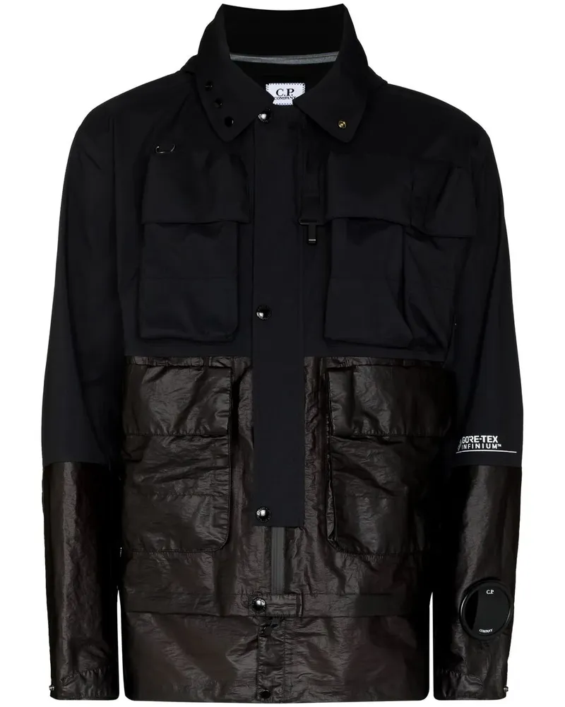 C.P. Company Kapuzenjacke mit Reißverschluss - Schwarz Schwarz