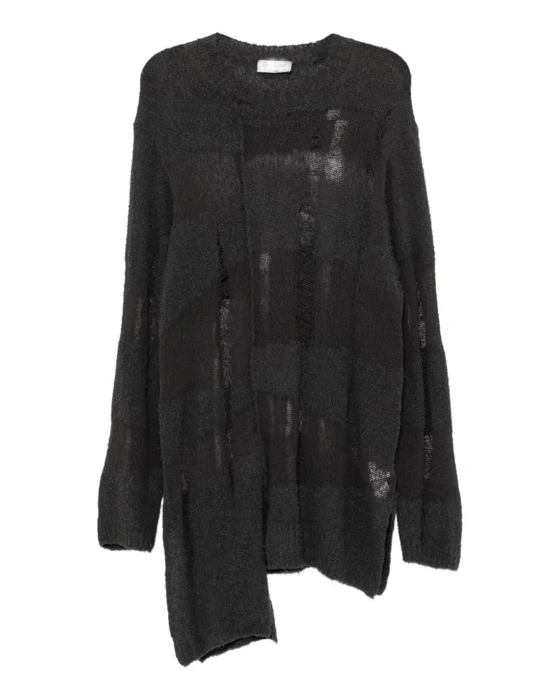 Yohji Yamamoto 5G Randome Pullover - Grau Grau