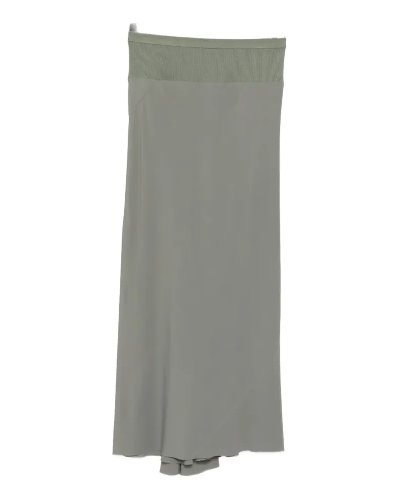 Rick Owens puddle hem fitted skirt - Grün Grün
