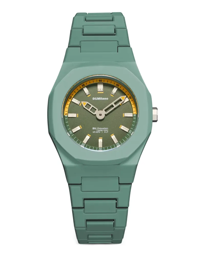 D1 Milano Neo Polycarbon Armbanduhr 32mm - Grün Grün