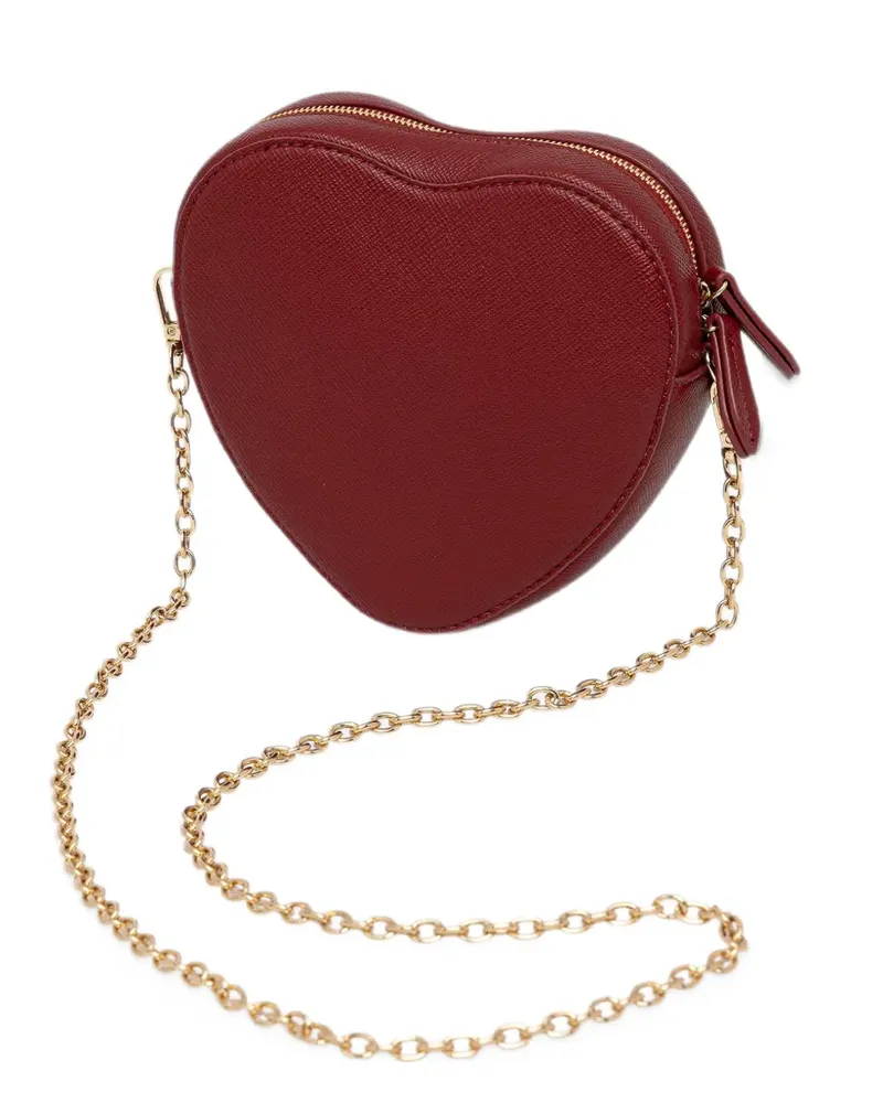 Twin-Set mini heart-shaped bag with shoulder strap - Rot Rot