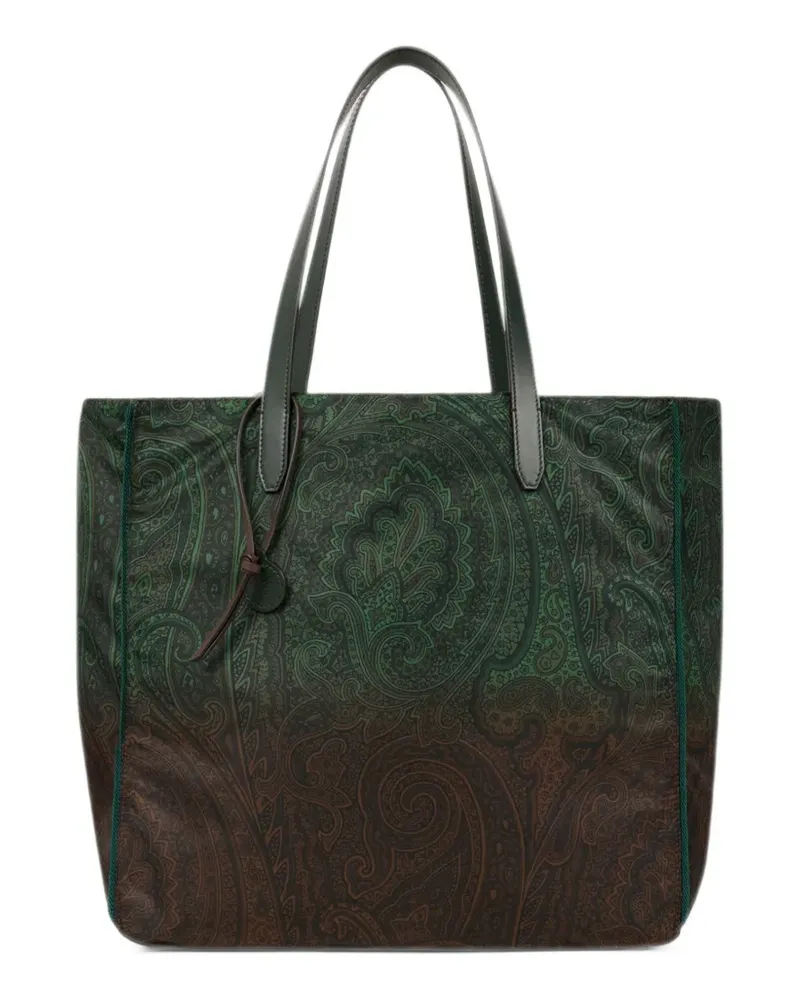 Etro Unfold Me Tote Bag mit Arnika-Motiv - Grün Grün