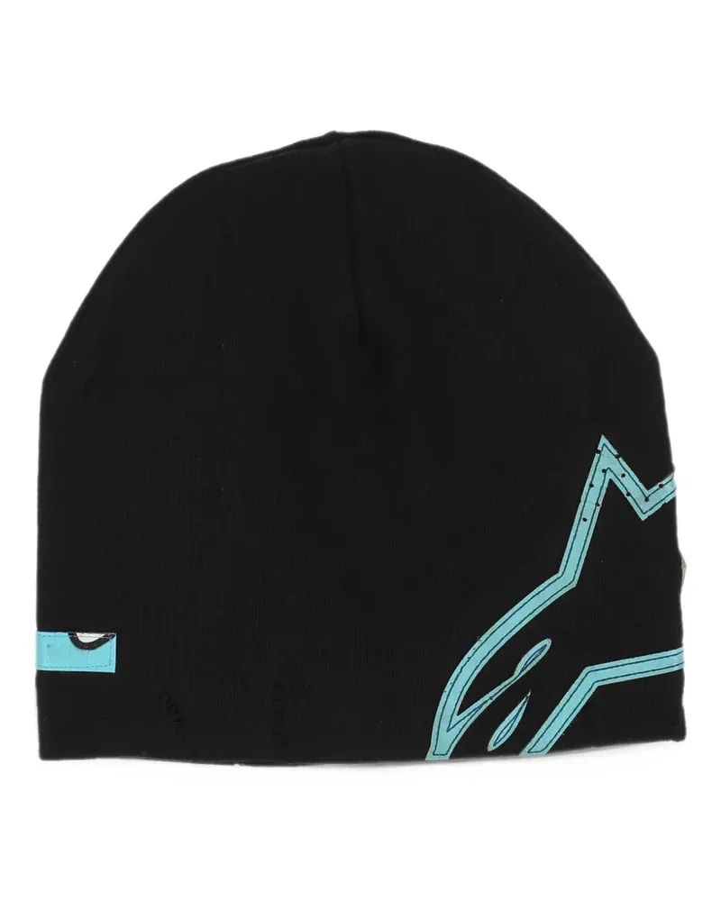 Alpinestars Lowside graphic-print beanie hat - Schwarz Schwarz