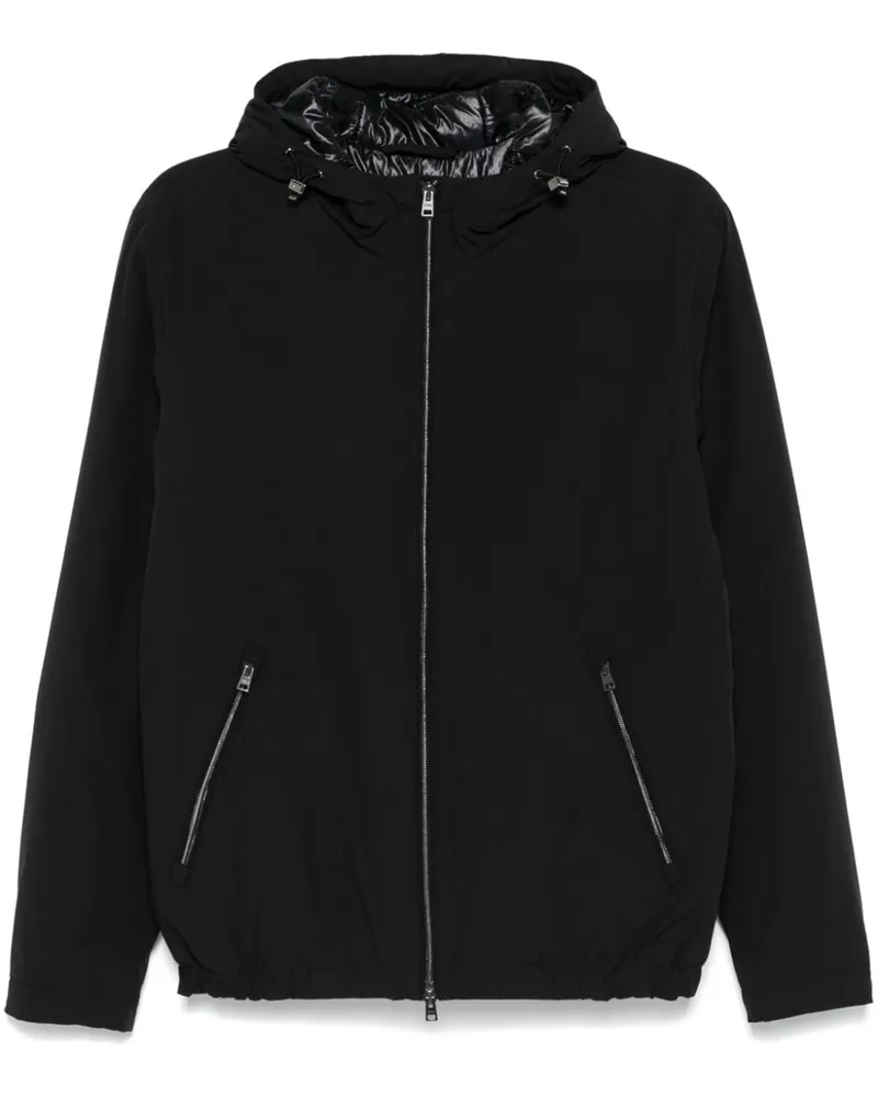 Herno Jacke mit Kapuze - Schwarz Schwarz