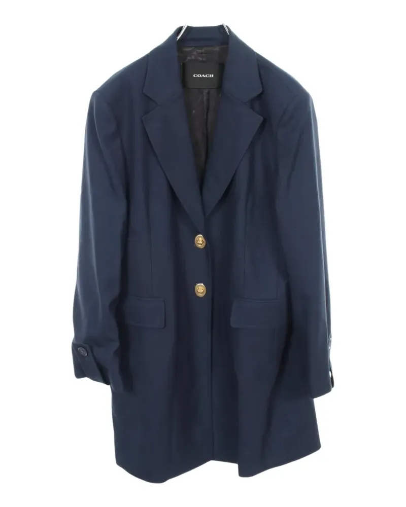 Coach single-breasted blazer - Blau Blau