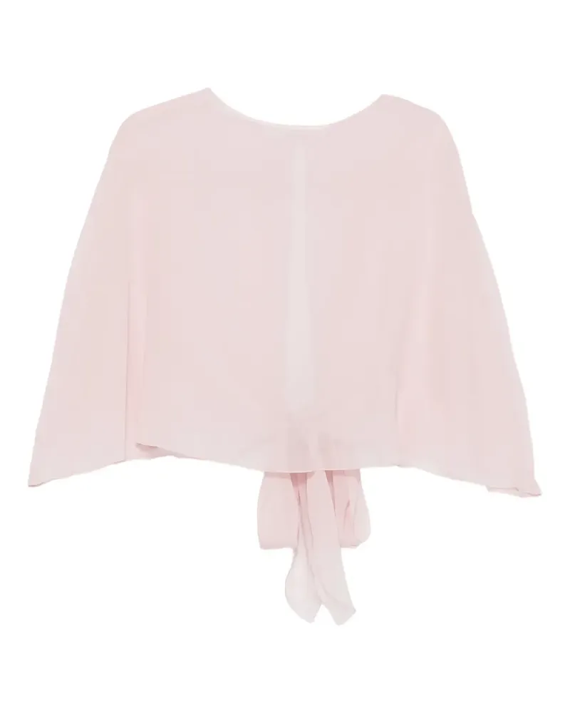 Antonelli Firenze Christian tie-knot cape - Rosa Rosa