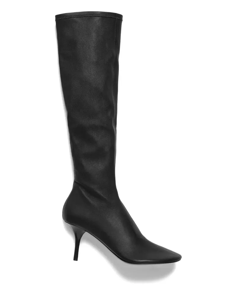 Acne Studios slouchy leather boots - Schwarz Schwarz