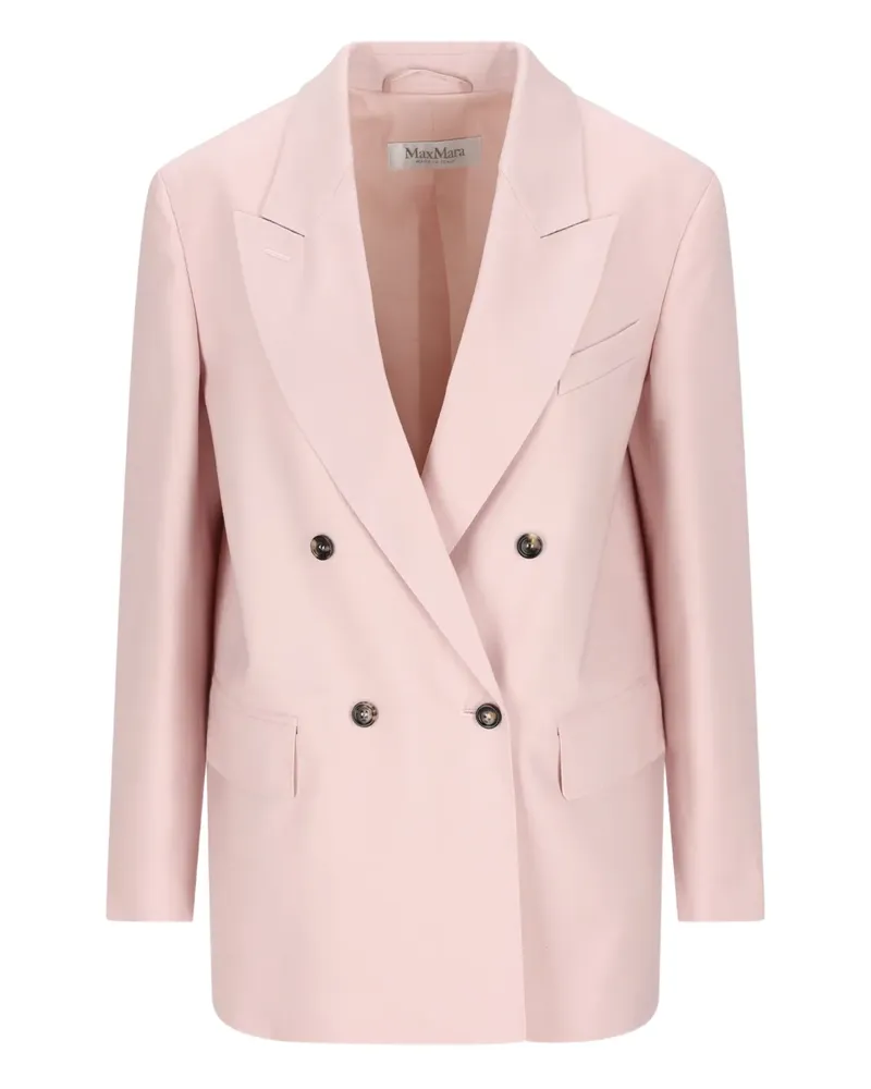 Max Mara Doppelreihiger Blazer - Rosa Rosa