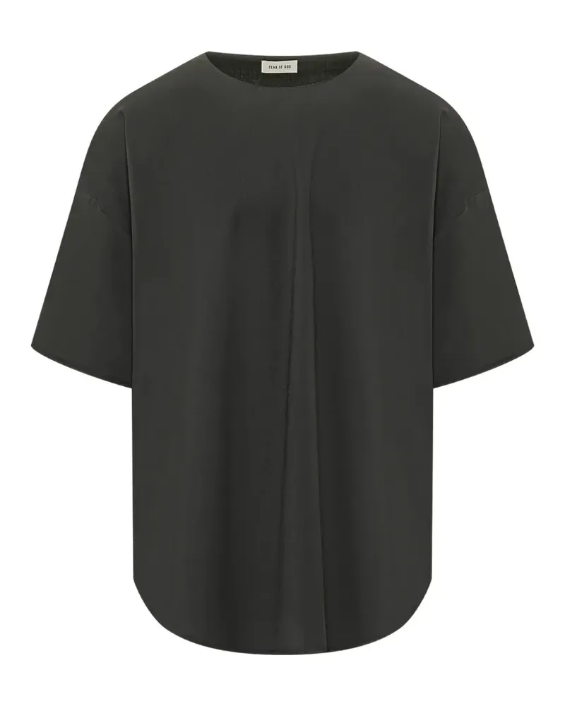 Fear of God relaxed-fit pleated t-shirt - Grau Grau