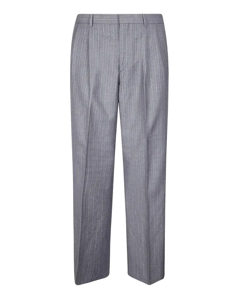 Sunflower pleated pinstripe trousers - Grau Grau