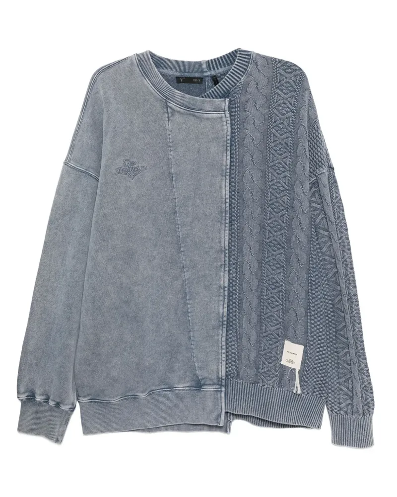FIVE CM Pullover mit Einsätzen - Blau Blau