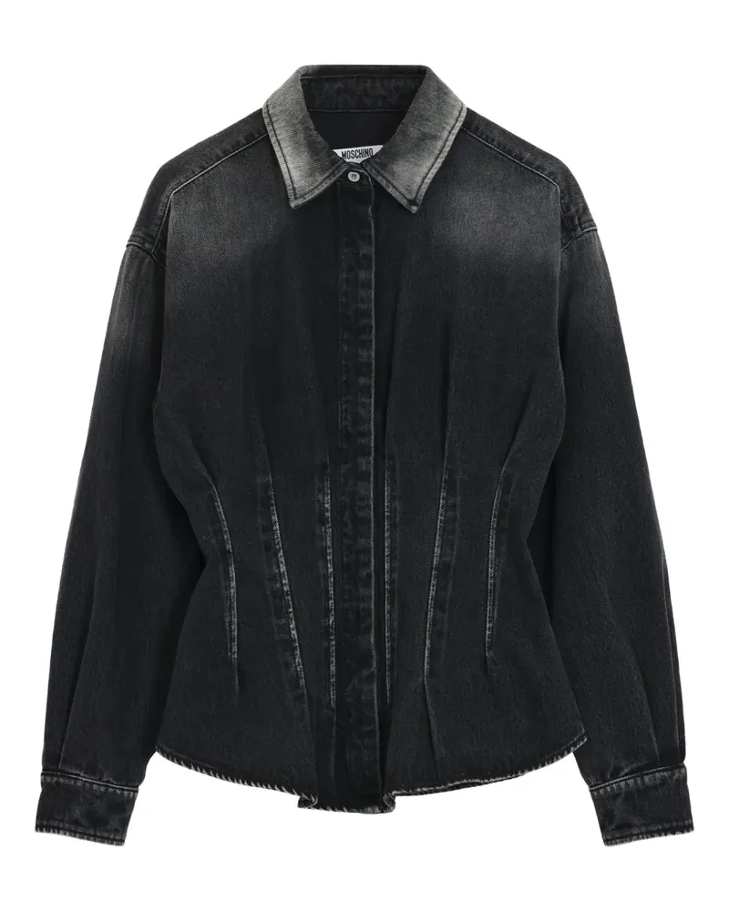 Moschino concealed-closure shirt - Schwarz Schwarz