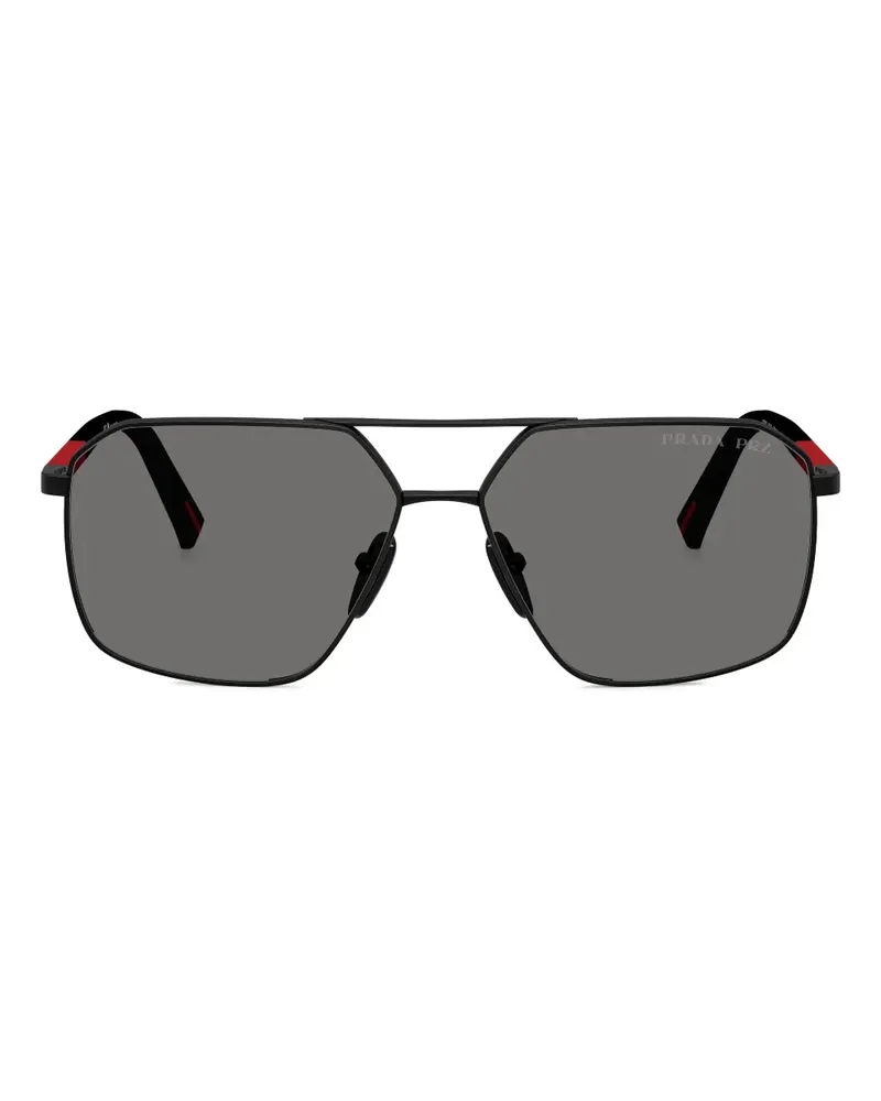 Prada Getönte Pilotenbrille - Schwarz Schwarz