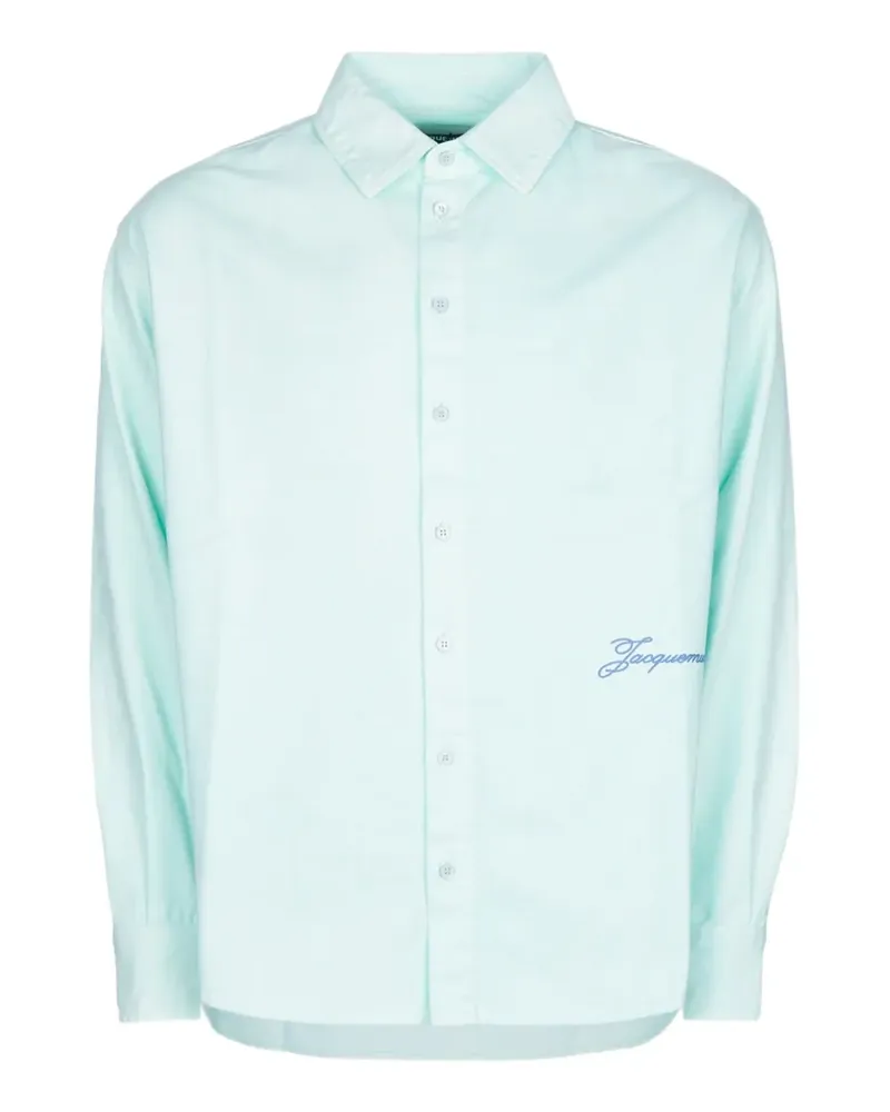 Jacquemus Simon Hemd mit Stickerei - Grün Grün