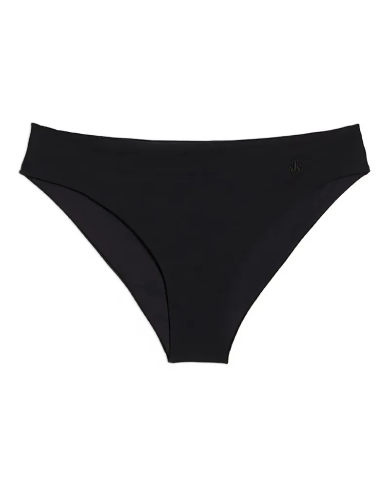 Jil Sander Bikini mit Jersey-Struktur - Schwarz Schwarz