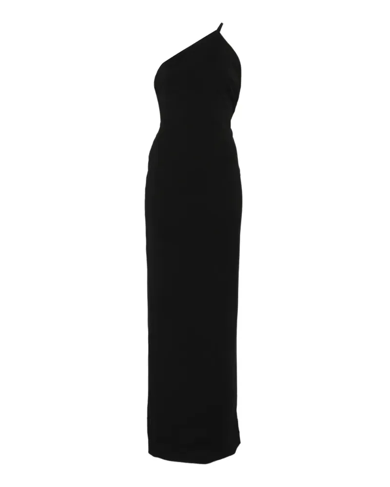 Solace London Alexandra Maxikleid in Schwarz Schwarz