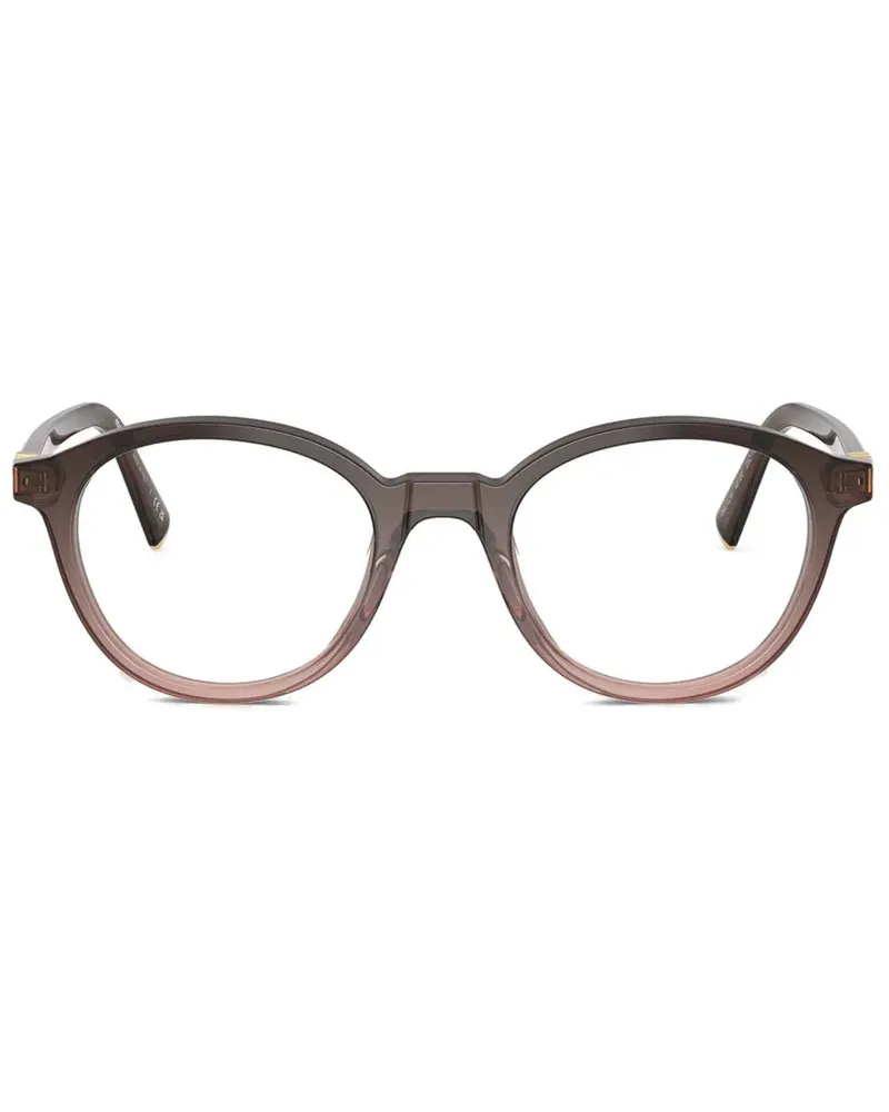 Miu Miu Brille mit rundem Gestell - Rot Rot