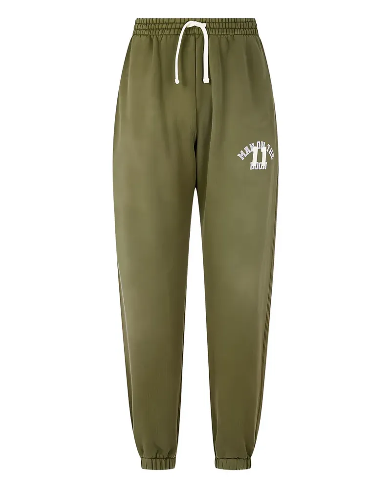 ManOnTheBoon Hose mit Logo-Stickerei - Grün Grün