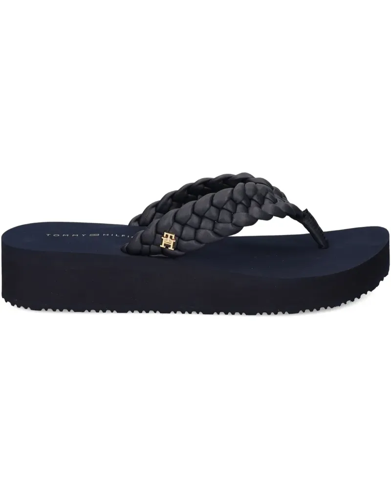Tommy Hilfiger Flip-Flops mit Plateau 38mm - Blau Blau
