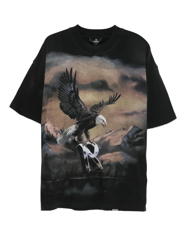 REPRESENT eagle graphic T-shirt - Schwarz Schwarz