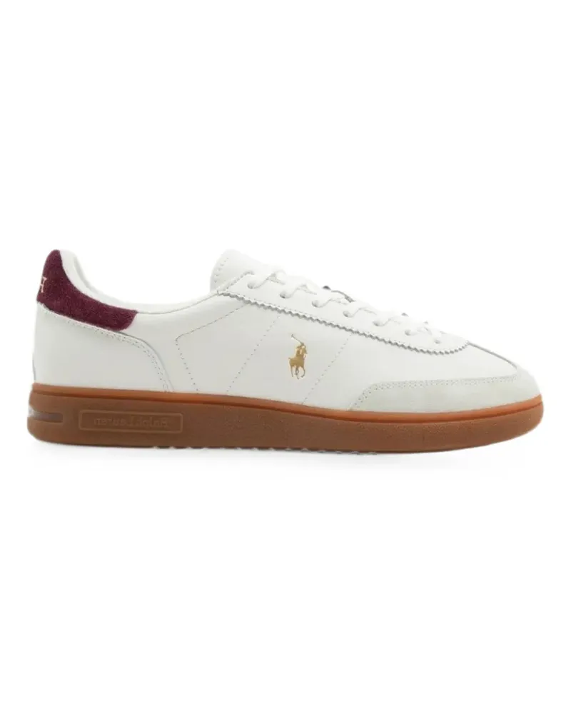 Ralph Lauren Bedford logo-embroidered sneakers - Weiß Weiß