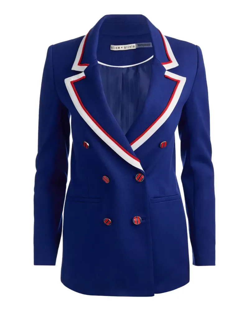 Alice + Olivia Campbell double-breasted blazer - Blau Blau