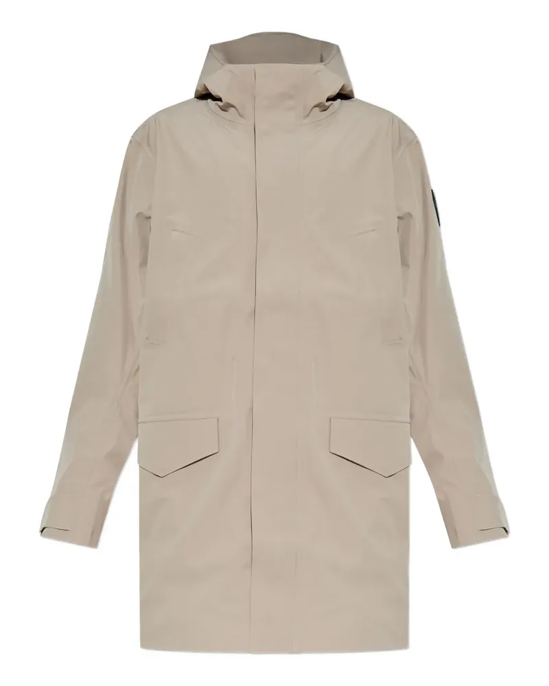 Canada Goose Parka mit Logo-Patch - Grau Grau