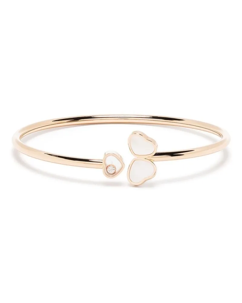 Chopard 18kt Rotgoldarmreif mit Diamanten - Rosa Rosa